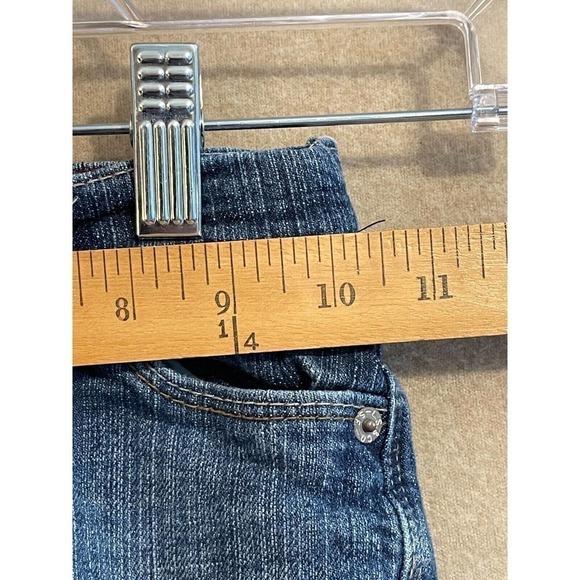 Levi's Jeans Girl's 7 Blue Denim Slim Straight Fit - Picture 4 of 10